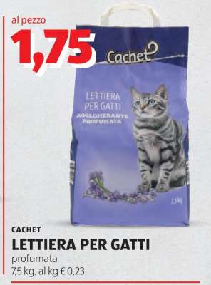 CACHET LETTIERA PER GATTI
