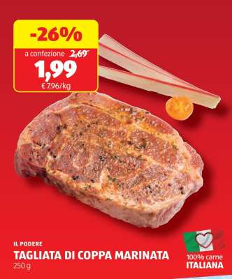 IL PODERE TAGLIATA DI COPPA MARINATA