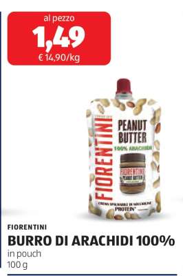 FIORENTINI BURRO DI ARACHIDI 100%