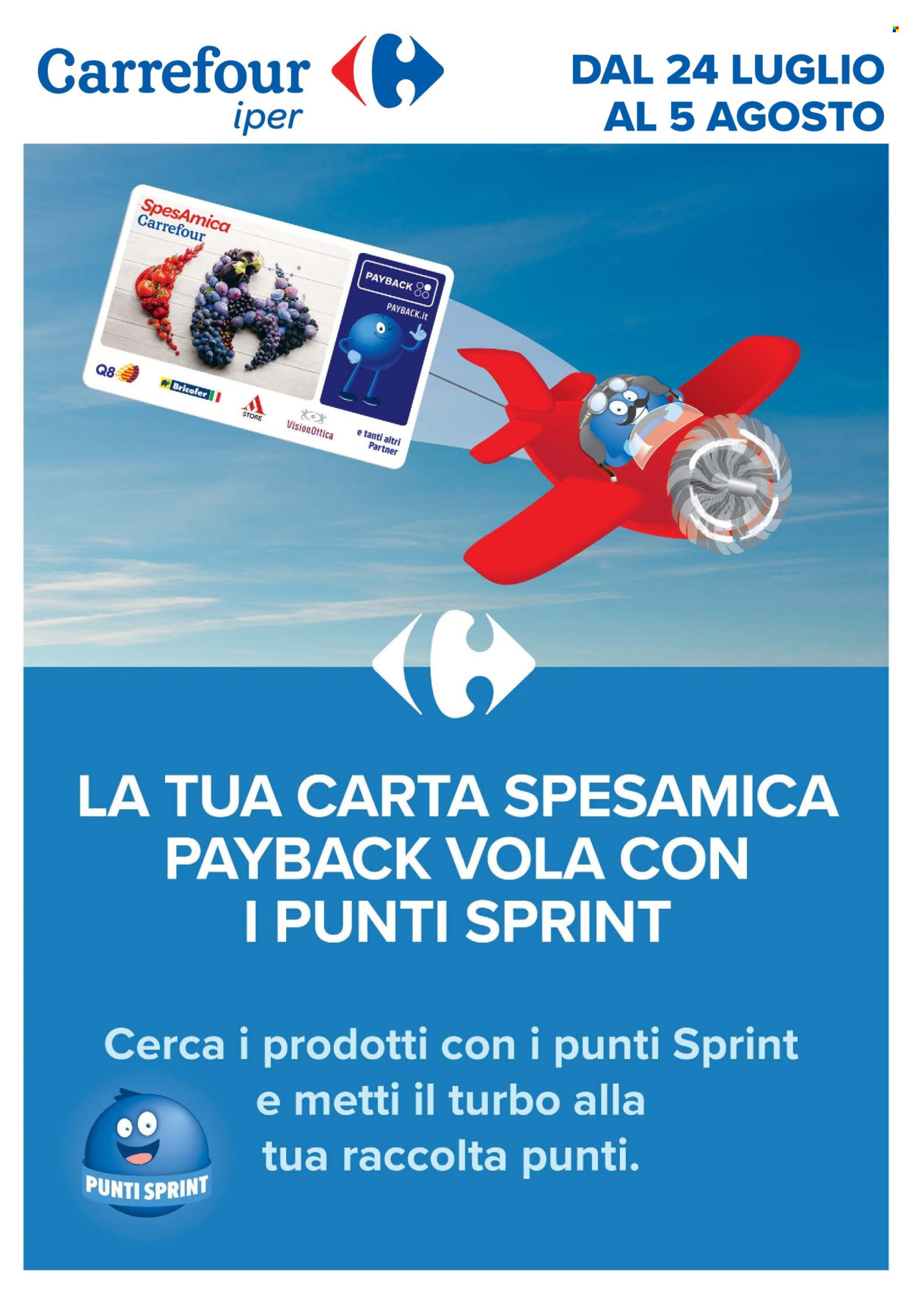 Volantino Carrefour - 24/7/2026 - 5/8/2026. Pagina 1