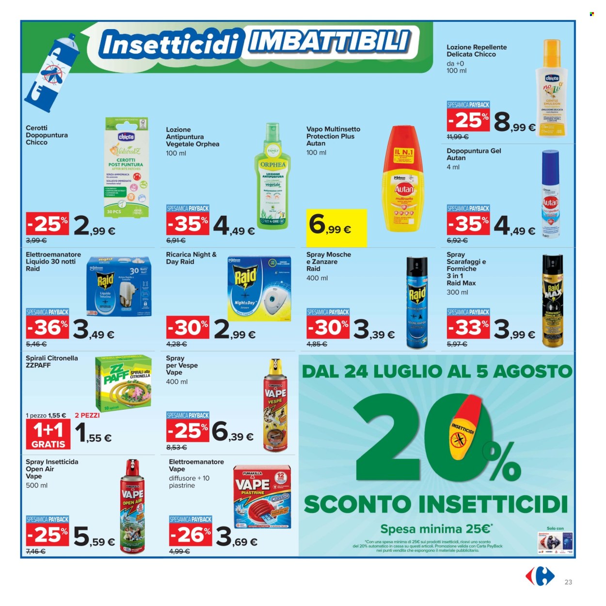 Volantino Carrefour - 24/7/2026 - 5/8/2026. Pagina 23