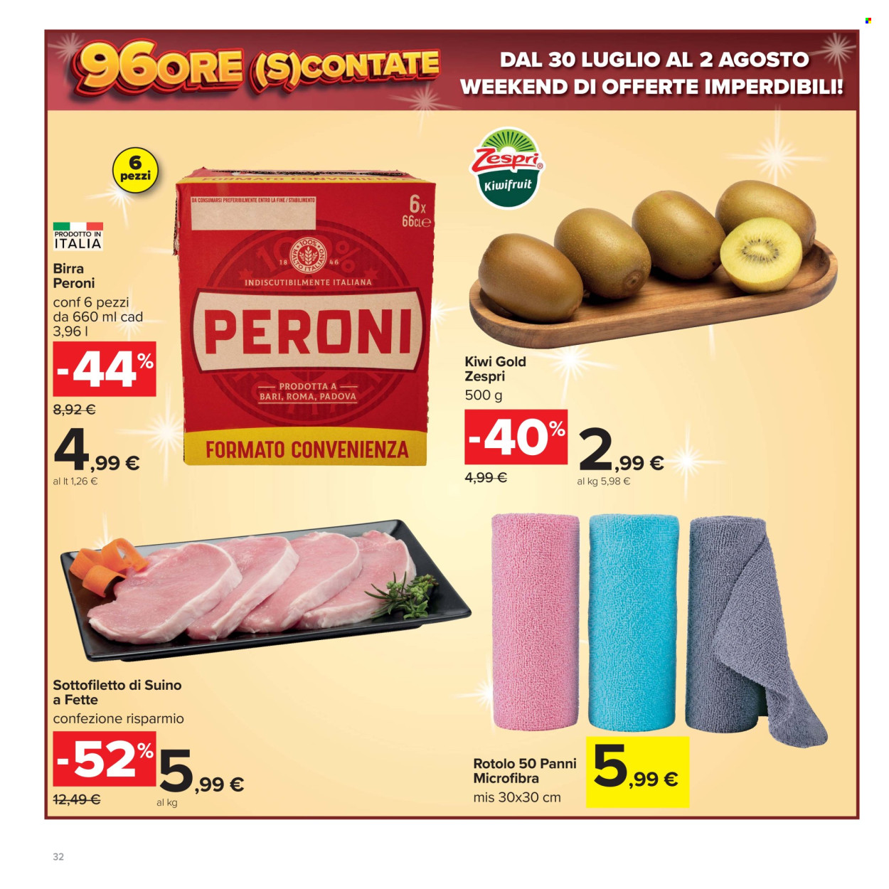 Volantino Carrefour - 24/7/2026 - 5/8/2026. Pagina 32