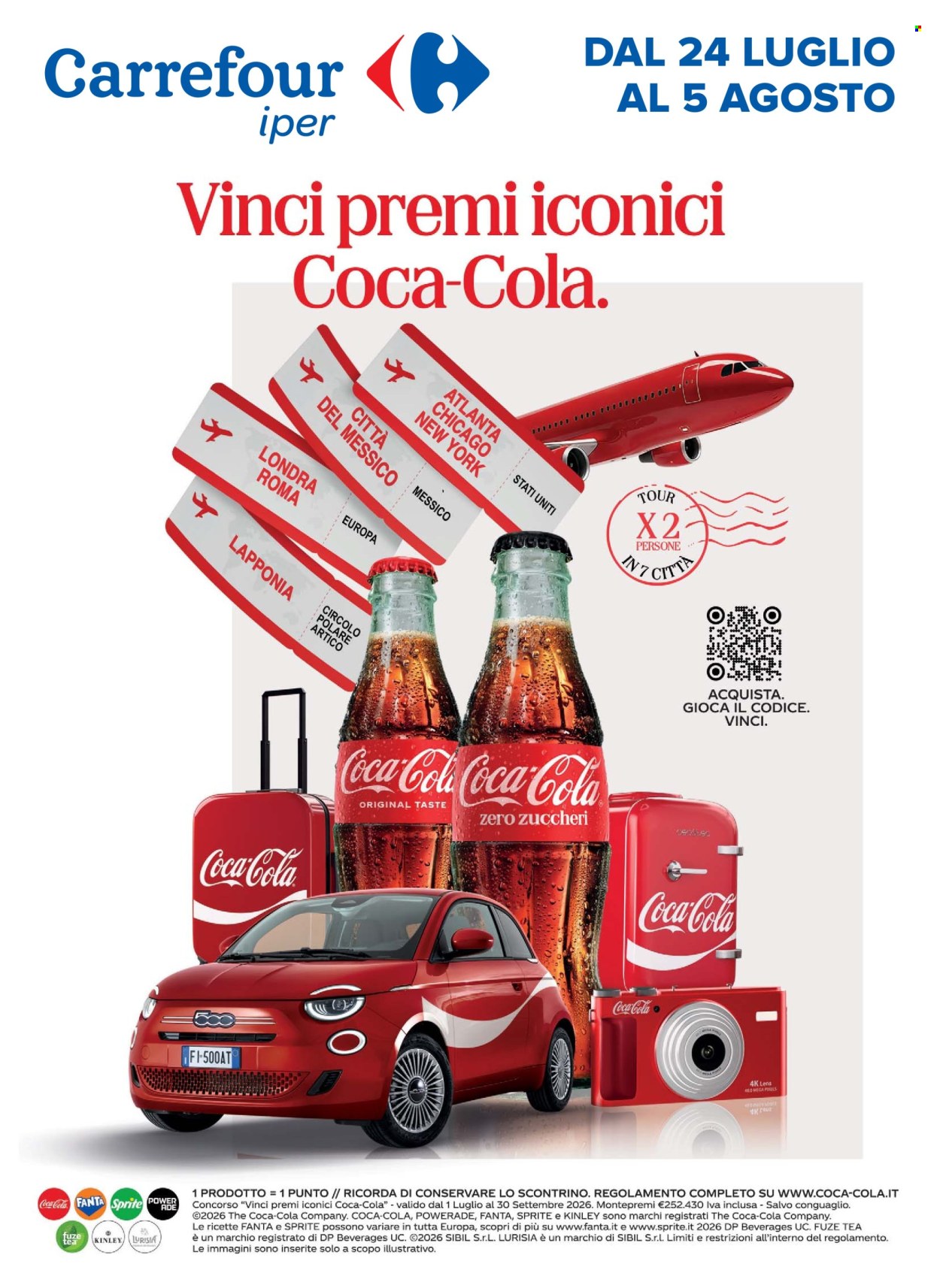 Volantino Carrefour - 24/7/2026 - 5/8/2026. Pagina 1