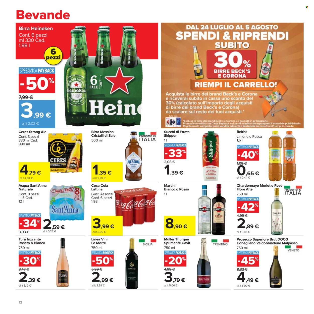 Volantino Carrefour - 24/7/2026 - 5/8/2026. Pagina 12