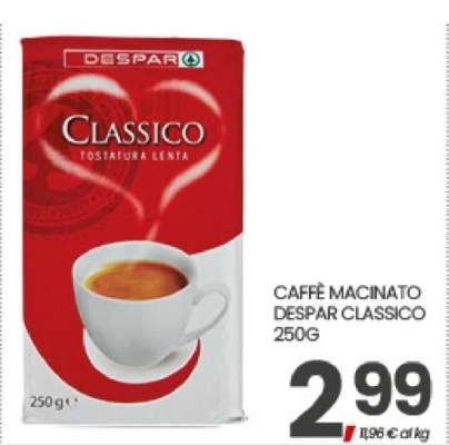 Caffè Macinato Despar Classico 250g
