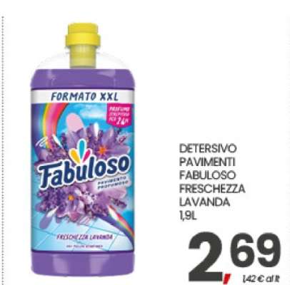 DETERSIVO PAVIMENTI FABULOSO FRESCHEZZA LAVANDA
