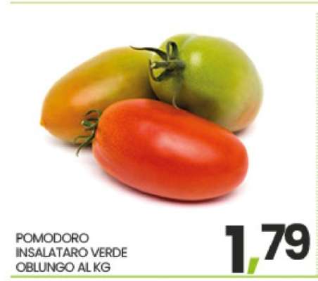 POMODORO INSALATARO VERDE OBLUNGO AL KG