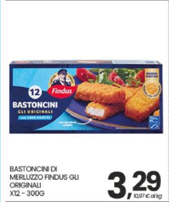 BASTONCINI DI MERLUZZO FINDUS GLI ORIGINALI