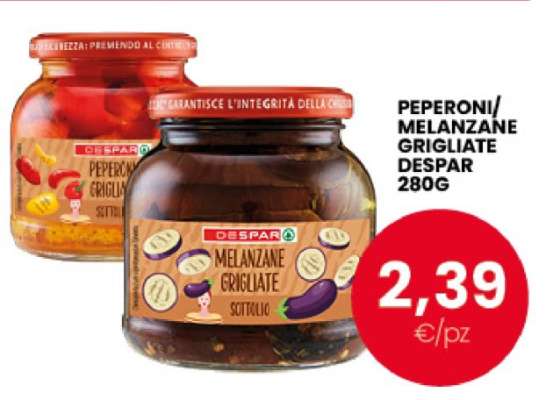 PEPERONI/MELANZANE GRIGLIATE DESPAR 280G