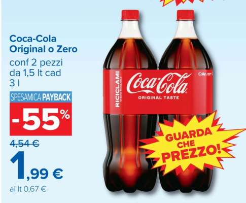 Coca-Cola Original o Zero