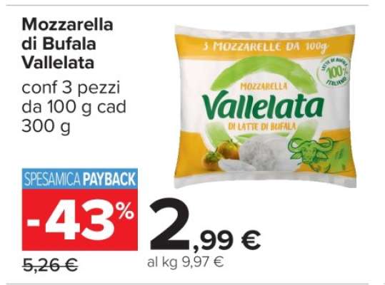 Mozzarella di Bufala Vallelata