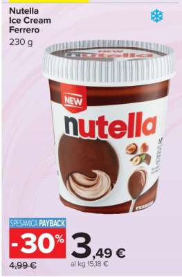 Nutella Ice Cream Ferrero