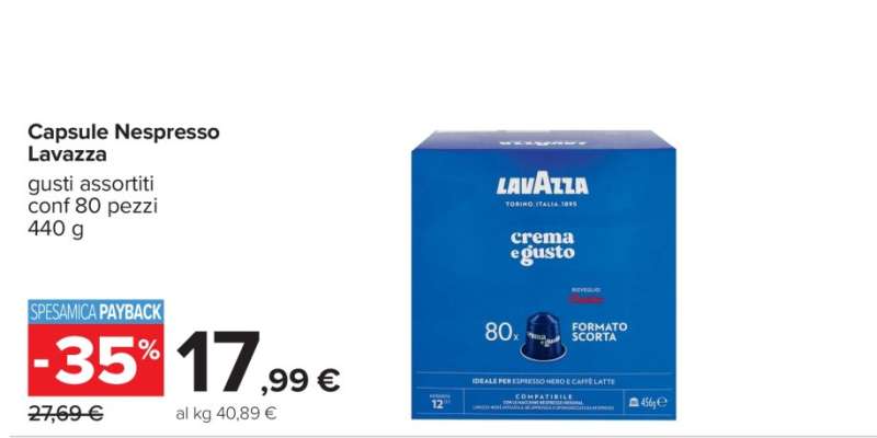 Capsule Nespresso Lavazza