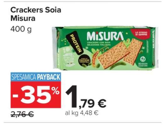 Crackers Soia Misura