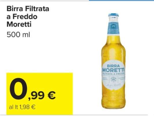 Birra Filtrata a Freddo Moretti