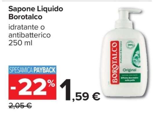 Sapone Liquido Borotalco