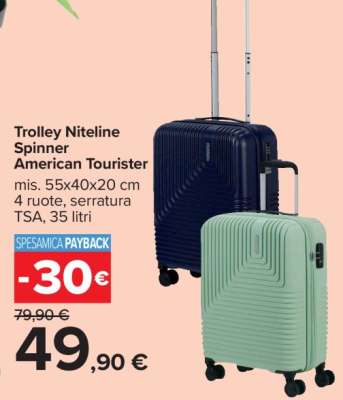 Trolley Niteline Spinner American Tourister