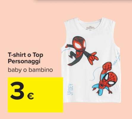 T-shirt o Top Personaggi