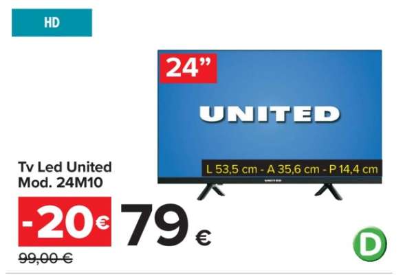 Tv Led United Mod. 24M10