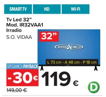 Tv Led 32” Mod. IR32VAA1