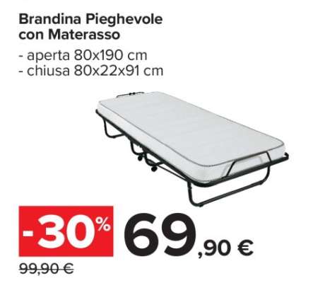 Brandina Pieghevole Con Materasso