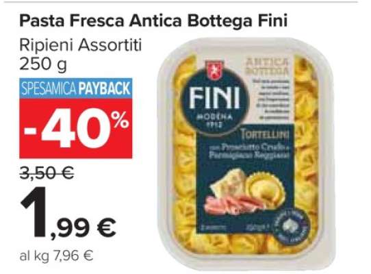 Pasta Fresca Antica Bottega Fini