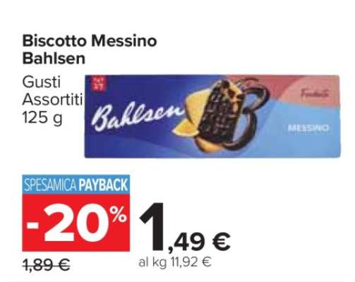 Biscotto Messino Bahlsen