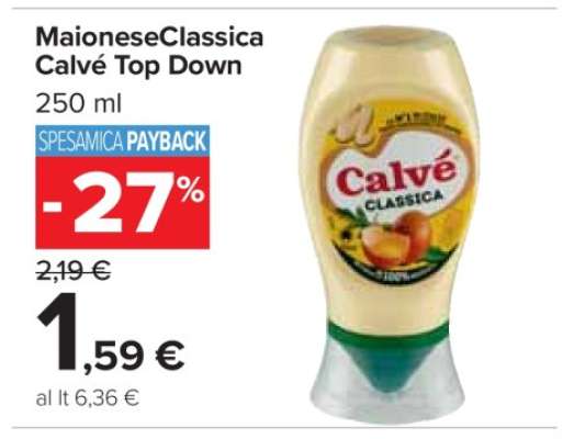 Maionese Classica Calvé Top Down