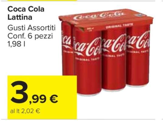 Coca Cola Lattina