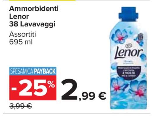 Ammorbidenti Lenor 38 Lavaggi