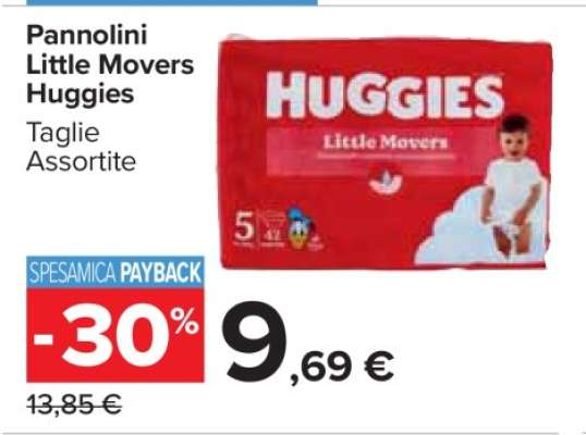 Pannolini Little Movers Huggies
