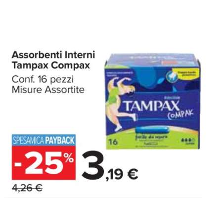 Assorbenti Interni Tampax Compax