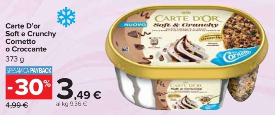 Carte D'Or Soft e Crunchy Cornetto o Croccante