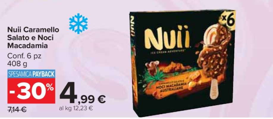 Nuii Caramello Salato e Noci Macadamia