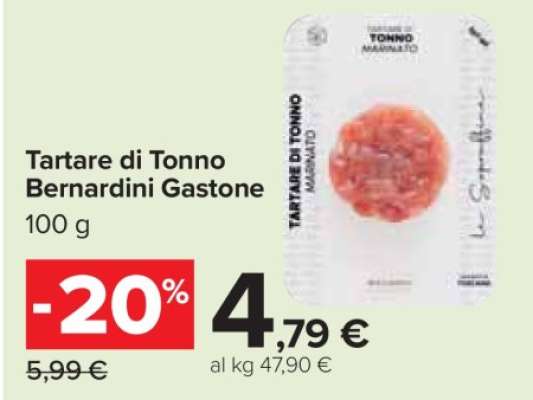 Tartare di Tonno Bernardini Gastone