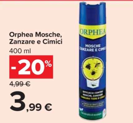 Orphea Mosche, Zanzare e Cimici