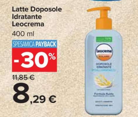 Latte Doposole Idratante Leocrema
