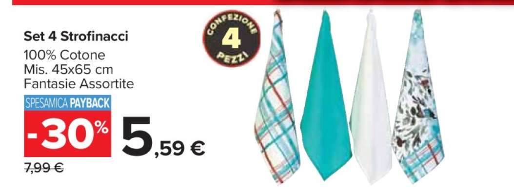 Set 4 Strofinacci