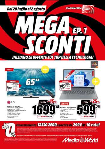 thumbnail - Volantino MediaWorld