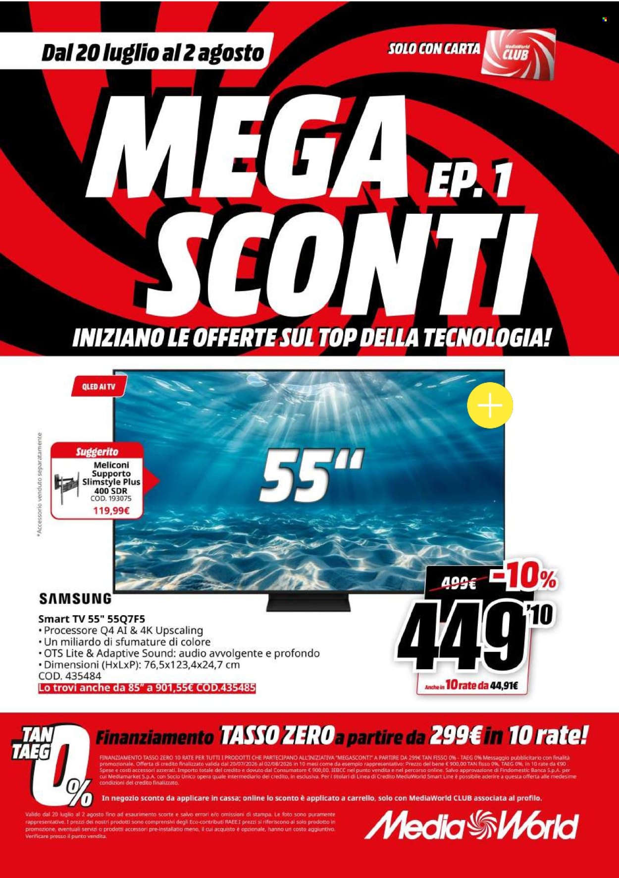 Volantino MediaWorld - 20/7/2026 - 2/8/2026. Pagina 5