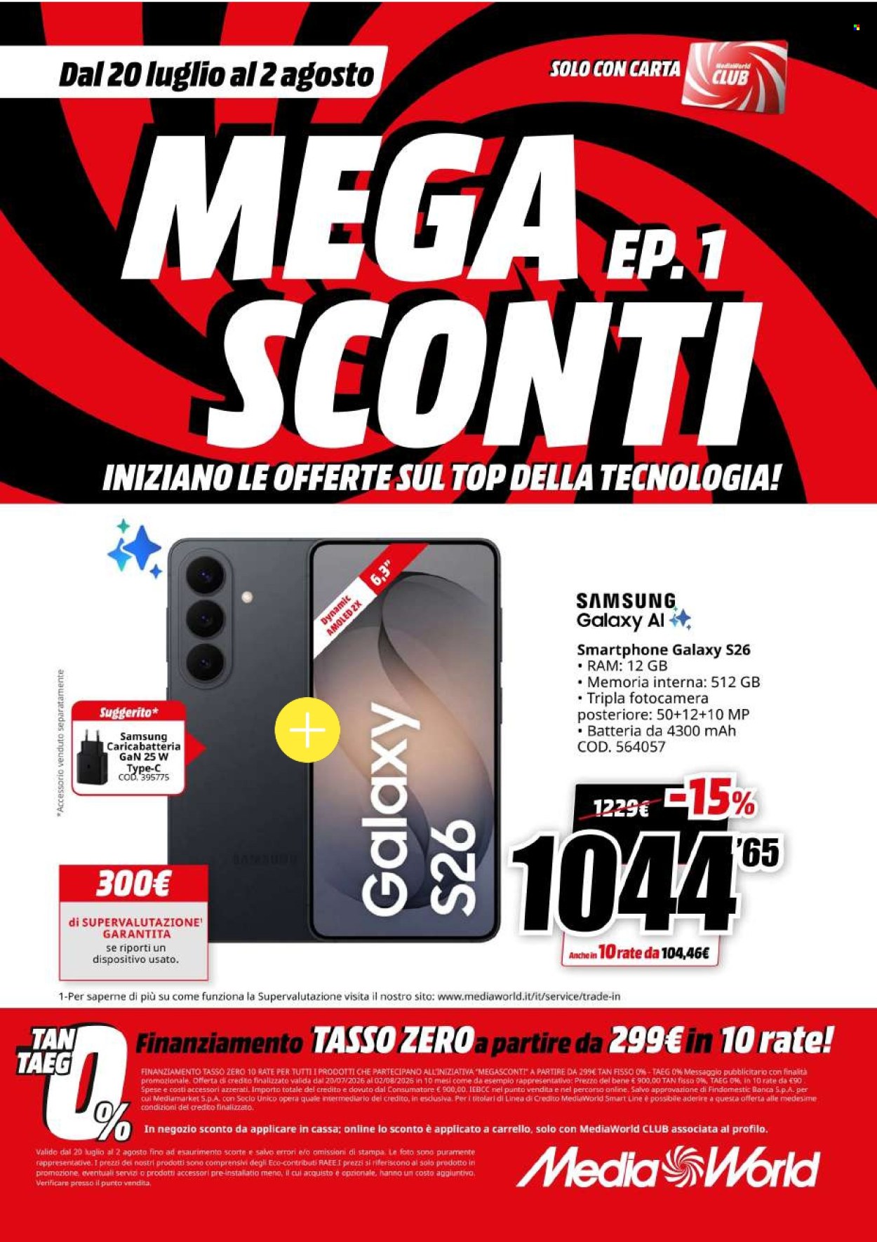 Volantino MediaWorld - 20/7/2026 - 2/8/2026. Pagina 18