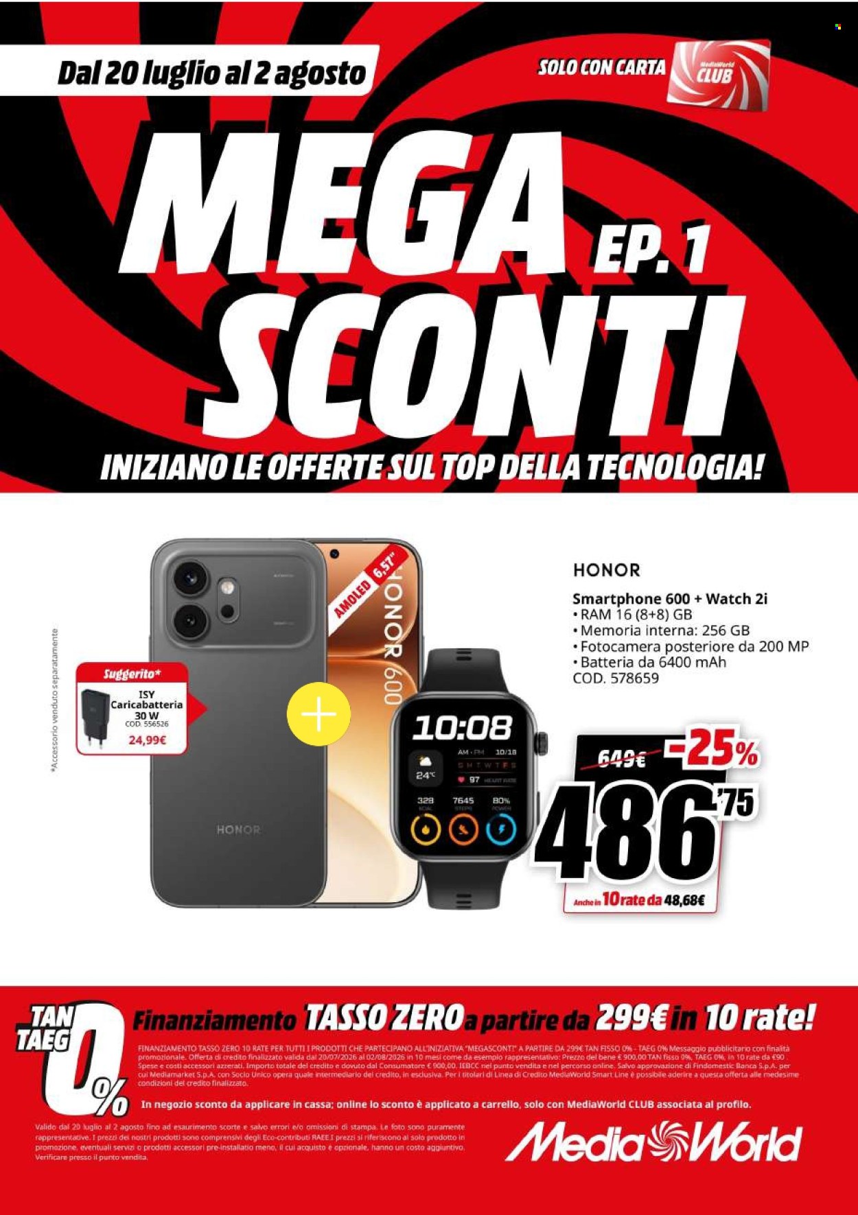 Volantino MediaWorld - 20/7/2026 - 2/8/2026. Pagina 19
