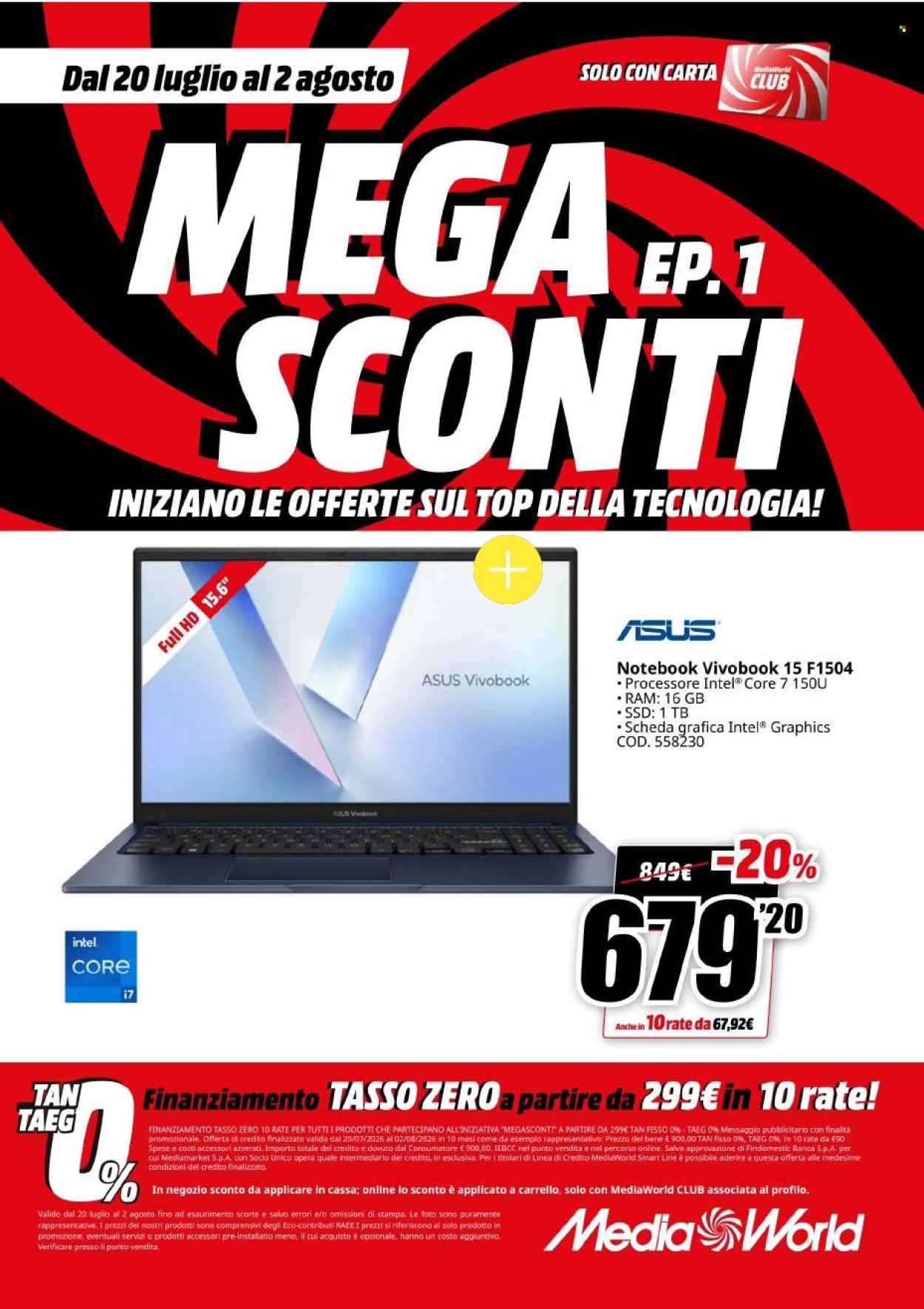 Volantino MediaWorld - 20/7/2026 - 2/8/2026. Pagina 35