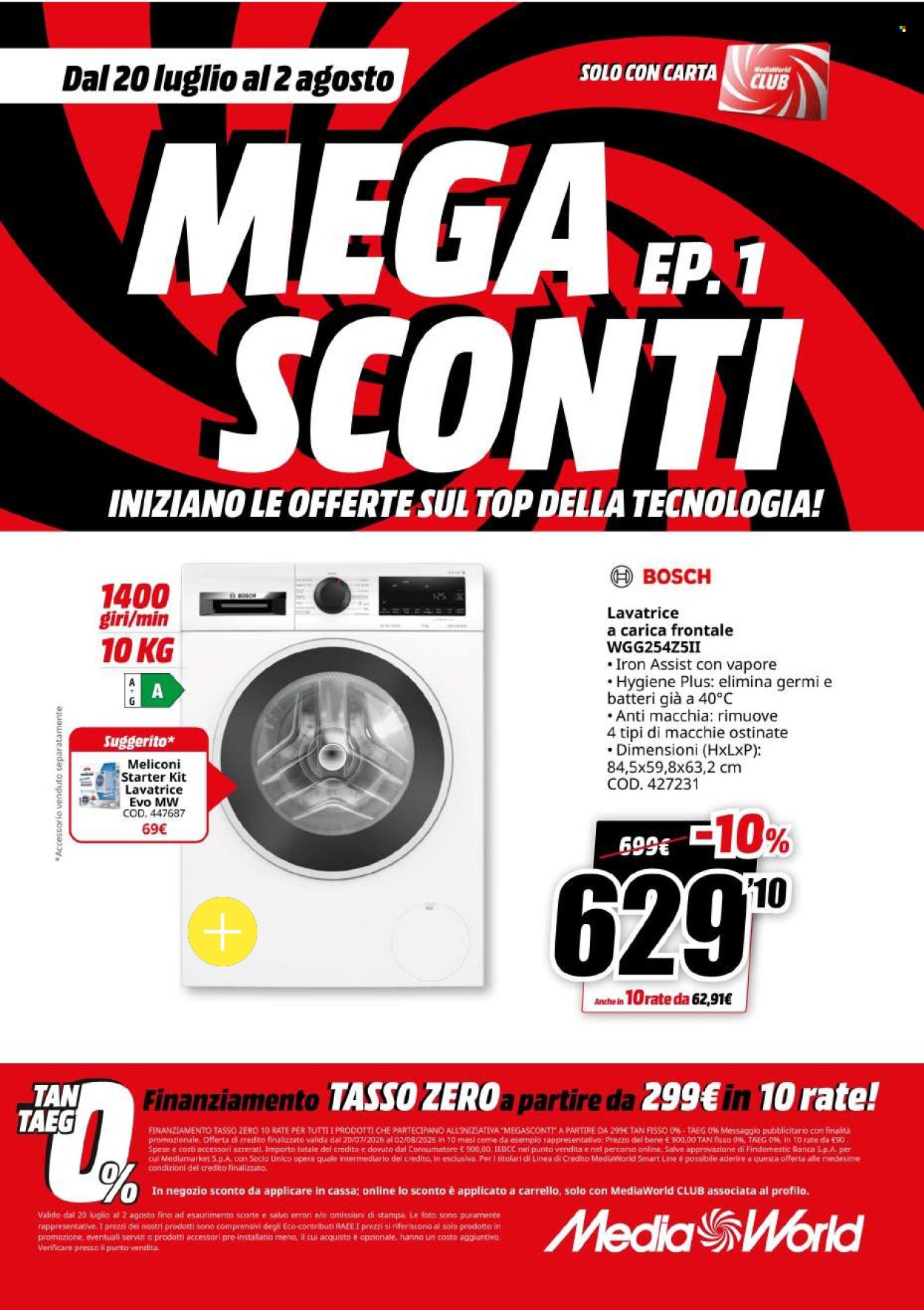 Volantino MediaWorld - 20/7/2026 - 2/8/2026. Pagina 54