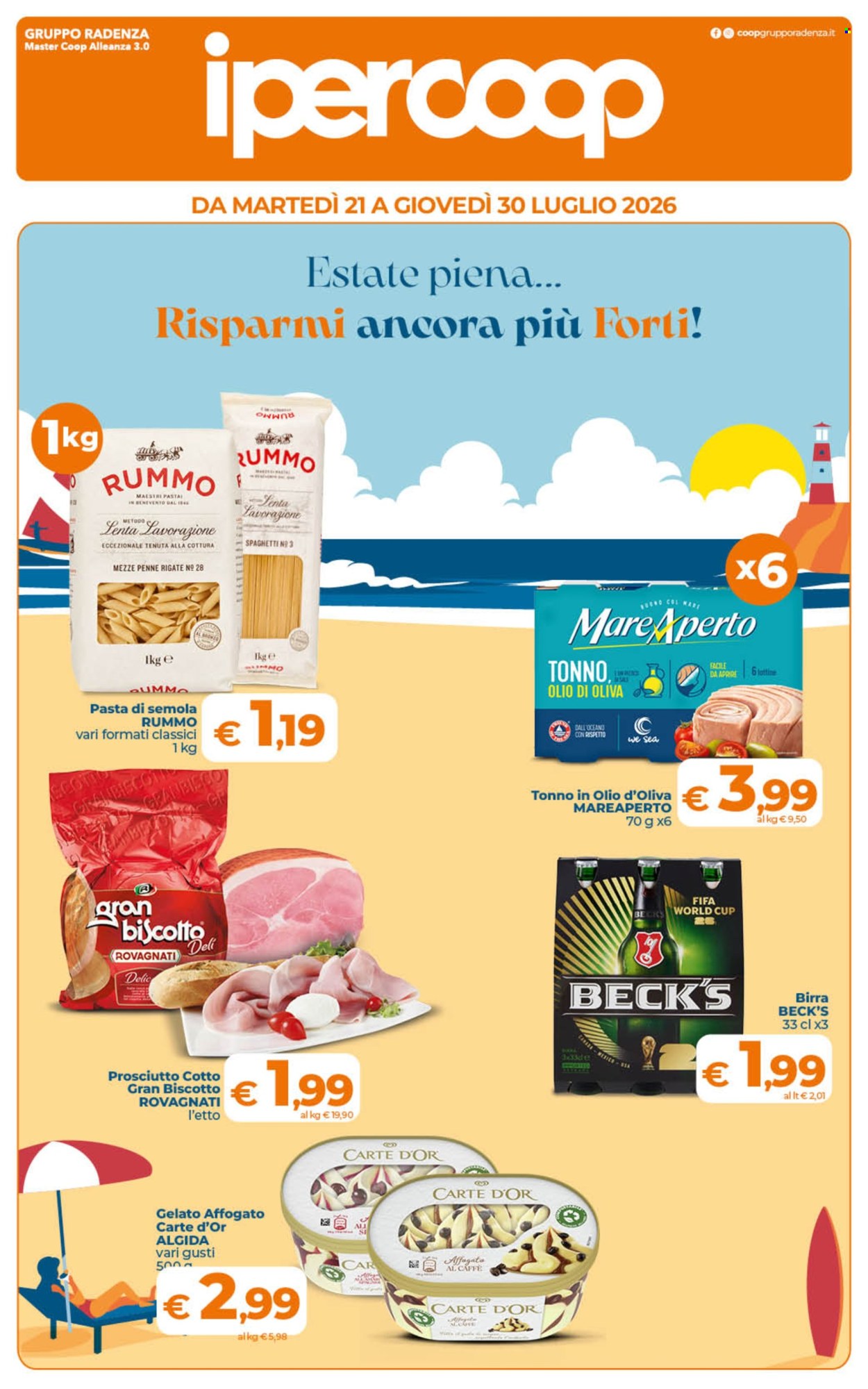 Volantino Coop - 21/7/2026 - 30/7/2026. Pagina 1