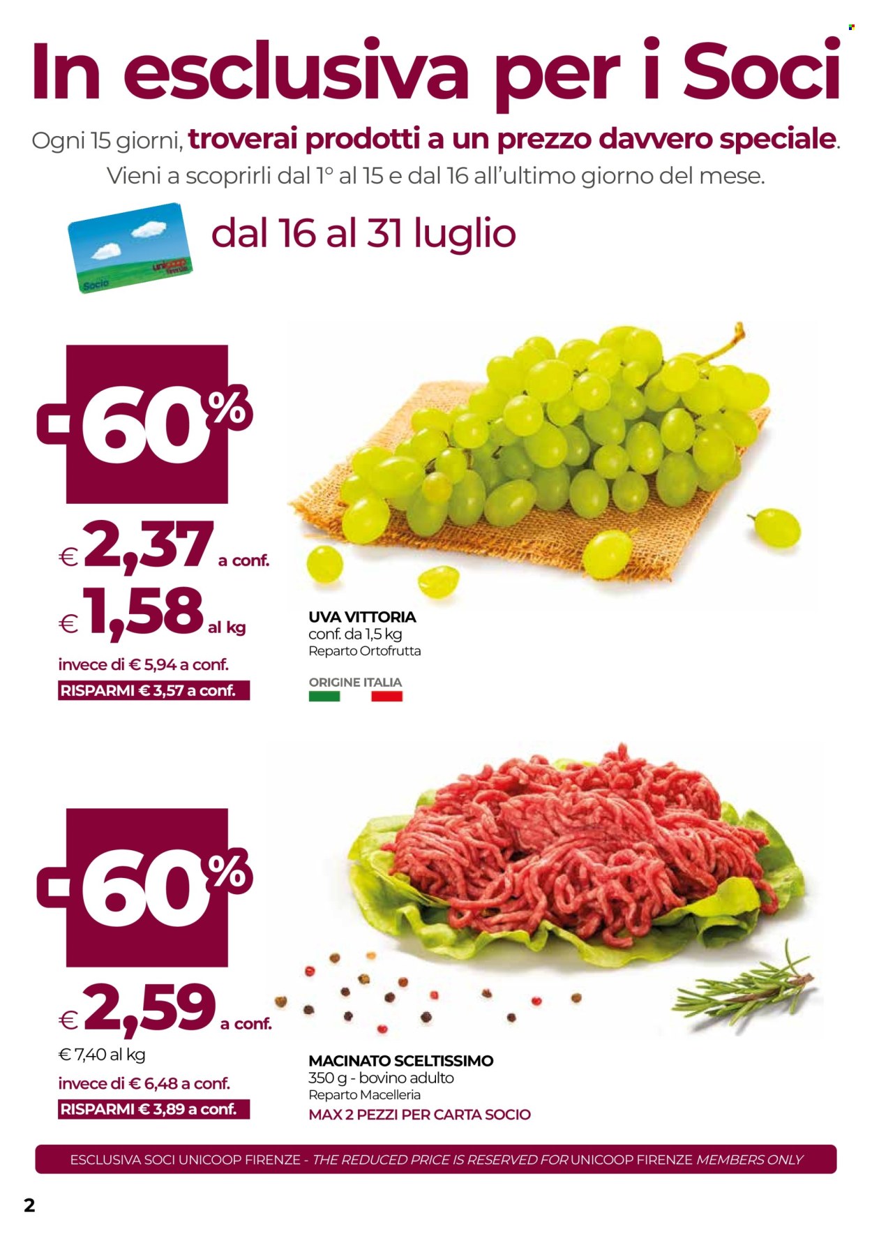 Volantino Coop - 23/7/2026 - 5/8/2026. Pagina 2