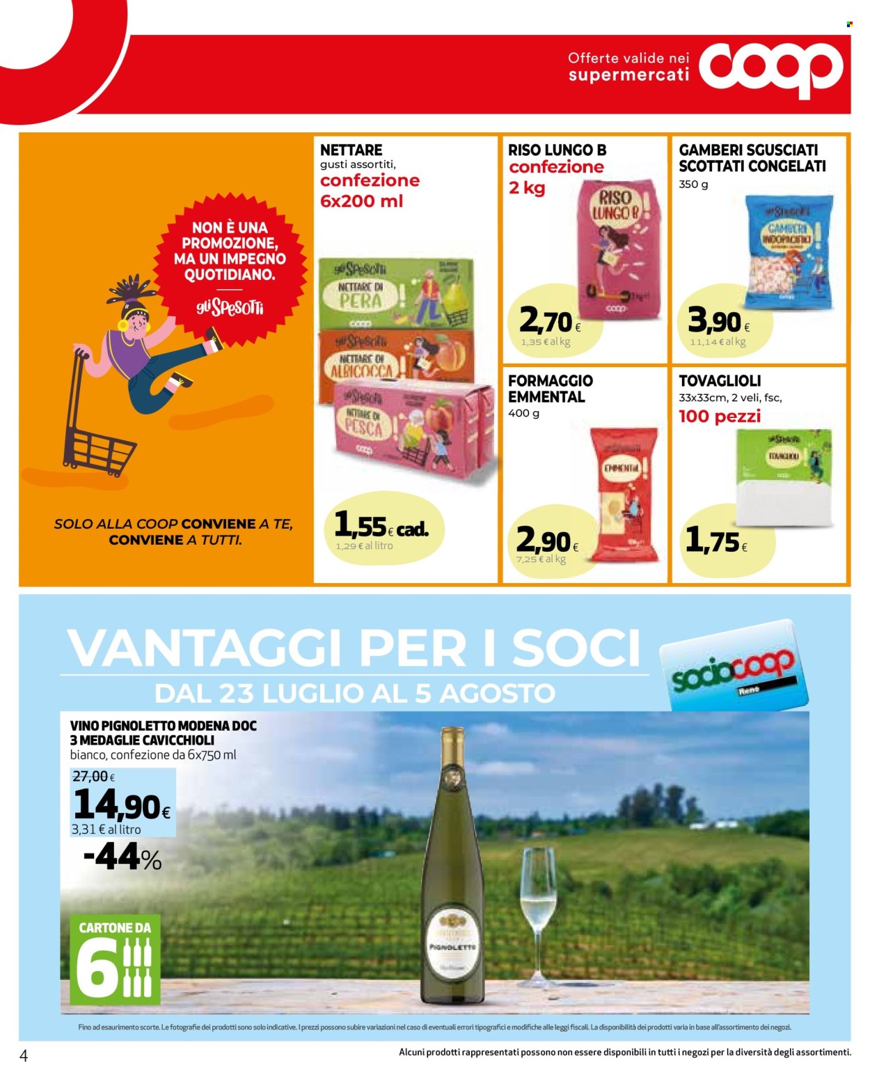 Volantino Coop - 23/7/2026 - 5/8/2026. Pagina 4