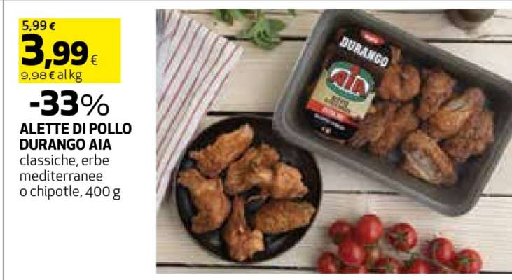 Alette di pollo Durango AIA