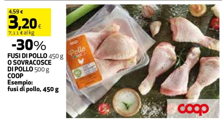 FUSI DI POLLO o SOVRACOSCE DI POLLO COOP