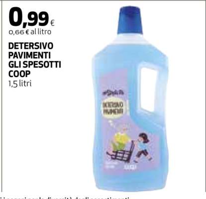 DETERSIVO PAVIMENTI GLI SPESOTTI COOP